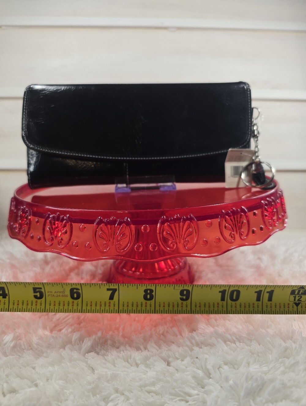 Liz Claiborne Black Keychain Clutch Wallet